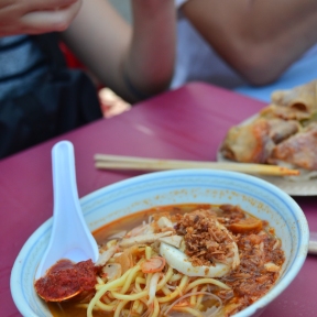 Prawn Noodles! This spells the end of the Penang food trail. Off to Kuala Lumpur for Xmas countdown!